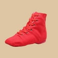 thumbnail image 5 of KEGIRLOM Women's High-Top Canvas Dance Shoes Adult Yoga Plus Size Shoes Fall And Winter Trendy And Comfortable Dance Shoes Red Size 6, 5 of 6