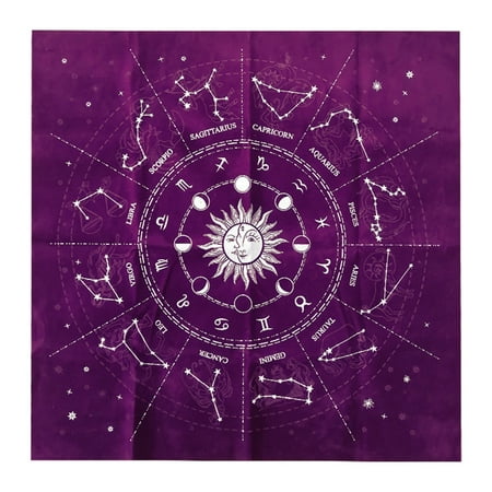 

Square Flannel Tarot Altar Cloth Card Board Game Astrology for Oracle Card Pad Table Cover Card Mat Divination Tableclot