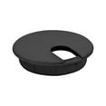 thumbnail image 4 of Rok Hardware 5 Pack of 3" (76mm) Round Computer Desk Table Port Wire Cable Cord Organizer Hole Cover Grommet ROKRG3BLK (Black), 4 of 4
