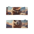 thumbnail image 3 of Yiaed Fluffy Alpaca Mountain Meadow Print Baby Headbands Hairbands Hair Bow Elastics Handmade Hair Accessories for Baby Newborn Infant Toddlers Kids, 3 of 5