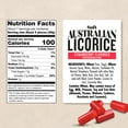 thumbnail image 5 of Darrell Lea Soft Australian Licorice, Non-GMO, No Palm Oil, Plant Based, No High Fructose Corn Syrup, Soft & Chewy, Made in Australia, Strawberry, 7 OZ (Pack of 8), 5 of 6