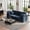 Blue, variant on LazySunsets 79 Inches Cloud Boneless Loveseat, Wide & Deep Seat Boneless Cloud Couch With Multi-Purpose Round Pillow, No Assembly (Blue)