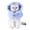 LightBlue, variant on BESTSKY Dog Cone,Soft Edge Care Dog Cone Collar,Waterproof Material Lightweight Design Soft Dog Cone,M