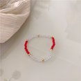 thumbnail image 5 of Pulseras de cuentas de cristal retro JAMW estilo ins 7 piezas, 5 of 5