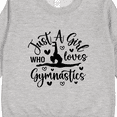 thumbnail image 3 of Inktastic Just a Girl Who Loves Gymnastics Toddler Sweatshirt, 3 of 4