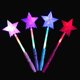 thumbnail image 4 of Varita mágica de 4 piezas para niñas, varita mágica luminosa con estrellas, varita de princesa, varita de hadas, accesorios para cumpleaños, Halloween, fiesta de Navidad, 4 of 5