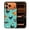 Barnyard Chicken Roosters Teal Background, variant on WIRESTER Shockproof Soft Rubber Cover Case for Apple iPhone 17 Pro Max 6.9" 2025, Barnyard Chicken Roosters Teal Background