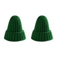 thumbnail image 1 of Sombrero de Punto Minnieouse Cálido Unisex Sólido Corea Type10 NO10, 1 of 6