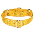 thumbnail image 4 of Country Brook Petz® Yellow Bandana Martingale Dog Collar, Medium, 4 of 6