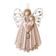 thumbnail image 2 of Christmas Fabric Angel Hanging DIY Craft Kit, Handmade Ornament Project for Holiday Wall and Tree Decor, Design C, 6.30 in, 2 of 3