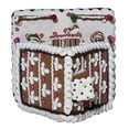 thumbnail image 5 of Kurt Adler D2869 10 in. Battery Operated Claydough LED Gingerbread House Tablepiece, 5 of 5
