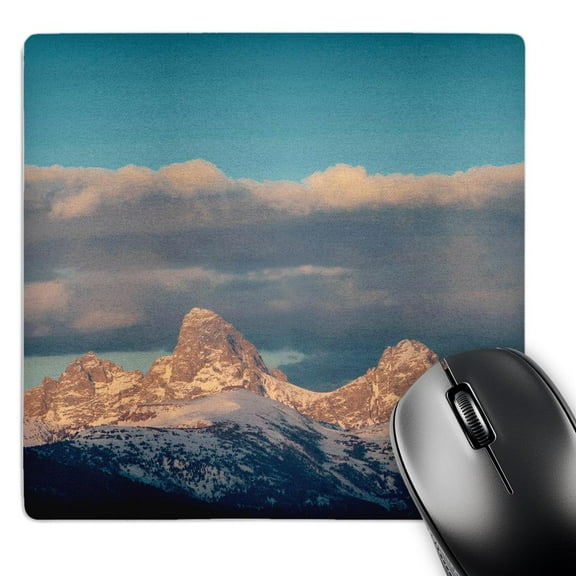 3dRose, The Tetons from west looking east. Teton Valley, Driggs, Idaho, MousePad