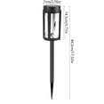 thumbnail image 4 of Paquete de 4 luces solares para exteriores | Luces de camino LED brillantes e impermeables para pasillos, entradas de vehículos, patios, patios | Montaje de estaca fácil de instalar | Bombilla de, 4 of 7