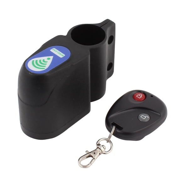 Unique Bargains Vibration Alarm Bike Bicycle Super Loud Electronic Remote Control Anti-Theft Lock