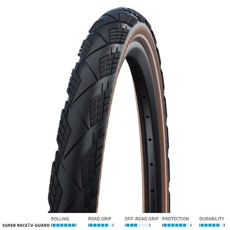 Schwalbe Marathon Efficiency Evo S/Race VG 27.5x2.15 Fold cycle bike tyre