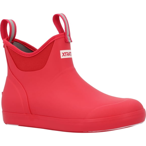 Boot Xtratuf Ankle Deck 6 pulgadas para mujer, rosa intenso, talla 6 (M) Waterpr