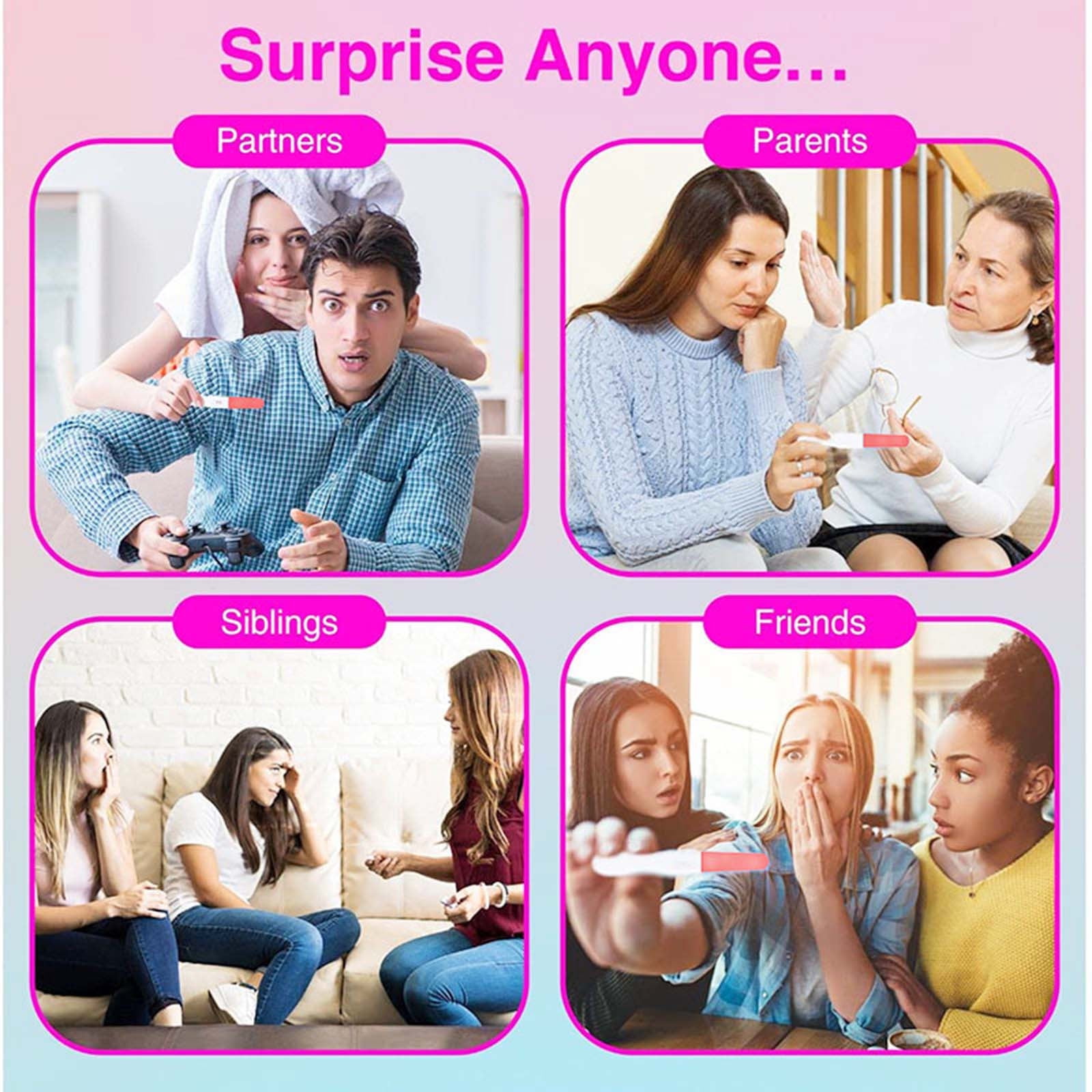 2pc Fake Pregnancy Test Stick Turns Positive Pregnancy Test Stick Pregnancy Joke Give Him A Surprise