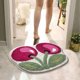 thumbnail image 3 of NonSlip Washable Cute CherryPrint Bath Mat, WaterAbsorbent, 50X60CM, 3 of 5