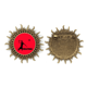 thumbnail image 1 of Voleibol deportivo Pin de gancho de metal vintage con forma de sol Unbranded M, 1 of 3