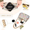 thumbnail image 2 of FORMRS Womens Shoulder Bag with Chain Strap Clutch Purse Cute Tote Handbag, Yellow Wildflower Pattern, 2 of 7