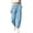 Blue, variant on hoksml Women's Barrel Leg Joggers Drawstring Elastic Waist Baggy Sweatpants with Pockets for Casual Gym Workout