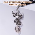 thumbnail image 3 of Metal Angel Wings Car Pendant,Guardian Wings Mirror Hanger,Rear View Decor Charm Christian Gift, 3 of 6