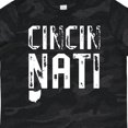 thumbnail image 4 of Inktastic Cincinnati, Ohio Distressed Font Boys or Girls Toddler T-Shirt, 4 of 5