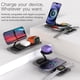 thumbnail image 5 of Estación de carga 3 en 1 para dispositivos Apple: utilizada para iPhone y estación de carga de reloj con soporte de cargador Magsafe, cargador inalámbrico para iPhone 16/15/14/13/12, Apple Watch 1-9/U, 5 of 5