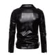 thumbnail image 5 of Ceisia Men's Winter Faux Leather Motorcycle Jacket Hoodless Zipper Long Gift Sleeve Casual Outerwear, 5 of 8