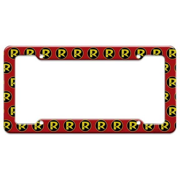 Batman Robin Logo License Plate Tag Frame