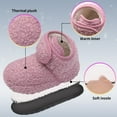 thumbnail image 2 of Stepedia Boys Girls House Slippers with Microfleece Lining Cozy Household Shoes Non-slip for Kids, Pink, 2 of 6