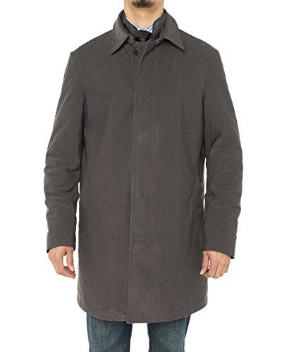 Mens Charcoal Gray Coat Luciano Natazzi Insulated Lining - image 2 of 5