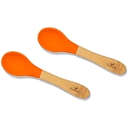 Baby Spoons Regular Scoop | Bamboo & Silicone