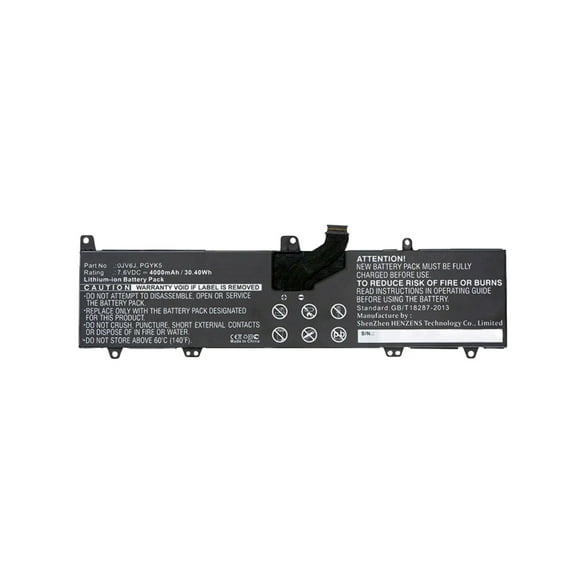 Batteries N Accessories BNA-WB-L4553 Laptops Battery - Li-Ion, 7.6V, 4000 mAh, Ultra High Capacity Battery - Replacement for Dell 0JV6J Battery