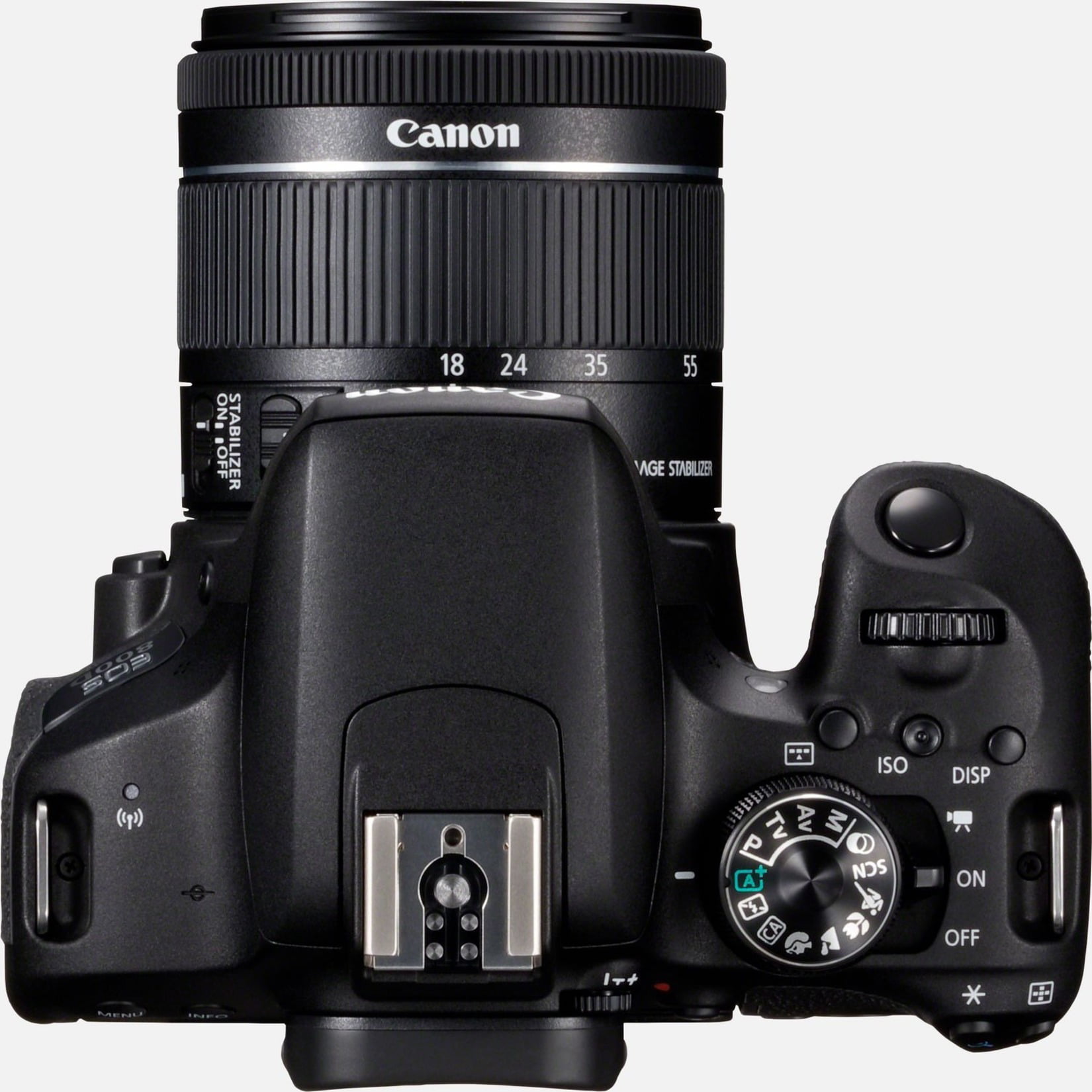 Vrijwillig rand Geboorteplaats Canon EOS 800D 24.2 Megapixel Digital SLR Camera with Lens, 0.71", 2.17",  Black - Walmart.com