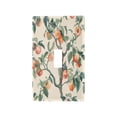 thumbnail image 2 of Switch Panel Switch Decoration 2.76x4.53x0.28 Inches Duplex Outlets Switch Plate Wall Plates Living Room Kitchen Bedroom Study Switches Peach Tree, 2 of 8