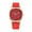 Red, variant on SUSHNAG Watch Ladies Watch Clock Silicone Strap Fashion Ladies Watch Quartz Watch Men'S Watch
