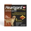 Heartgard Plus Chew for Dogs, 51-100 lbs, (Brown Box), 6 Chews, (6 Months Supply)