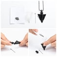 thumbnail image 5 of Stainless Steel Arrowheand Cremation Urn Pendant Necklace Necklace for Cremation Ashes Urn Lockets for Ashes of Loved One Memorial Jewelry, 5 of 7
