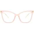 thumbnail image 1 of FEISEDY Oversized Cat Eye Glasses Frame Blue Light Blocking Eyewear for Women B2589, 1 of 7