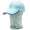 Mint Green, variant on Sun Hats for Women UV Protection Outdoor Portable Folding Baseball Cap Covering Foldable Beach Hat Light blue