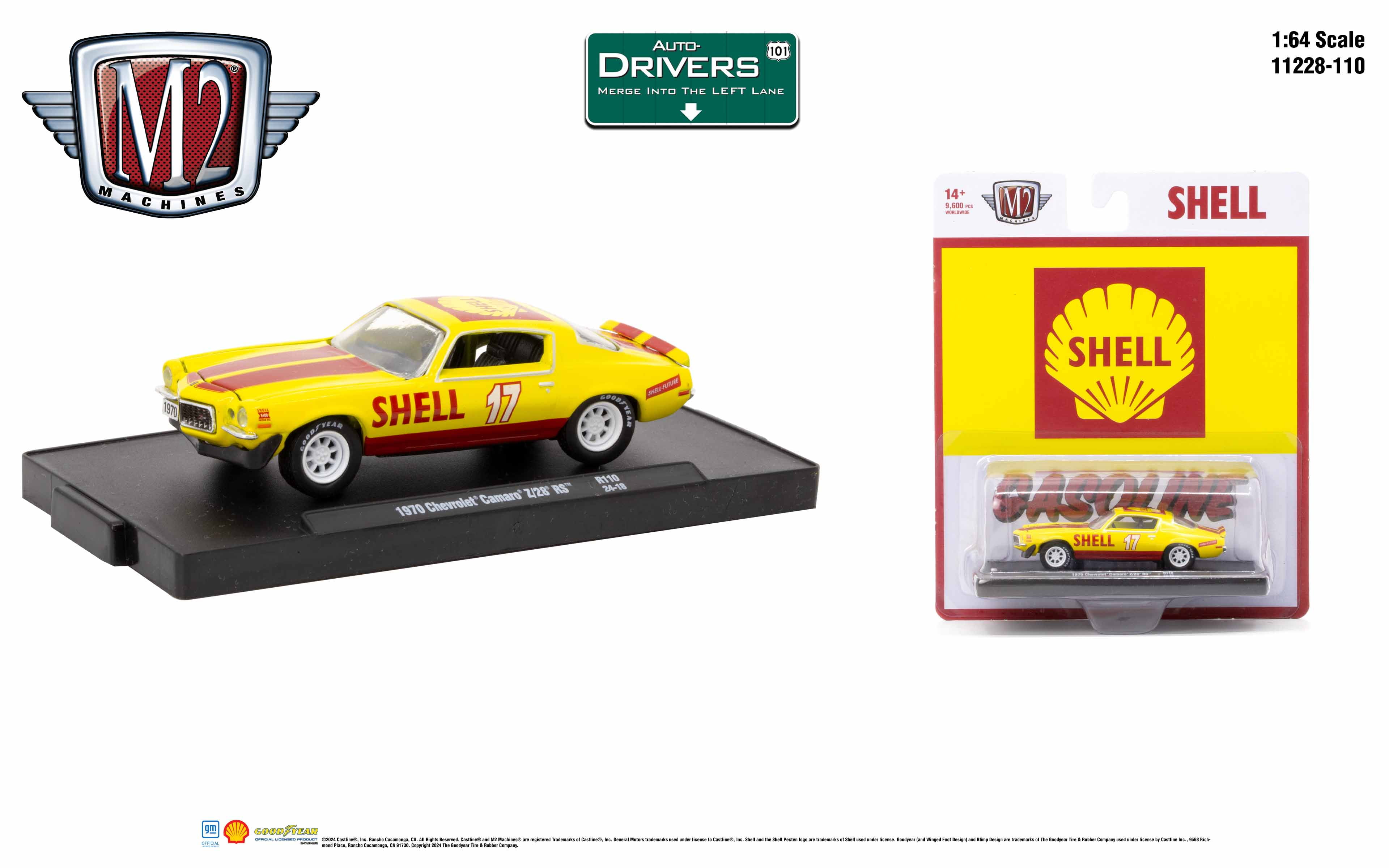 M2 Machines, Coca-Cola A30 1969 Chevrolet Camaro Z/28 Funny Car, 1