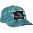 thumbnail image 2 of Realtree Men's Structured 6-Panel Stretch Adjustable Fishing Hat, Aspect Calypso Camo Fabric Crown, 2 of 8