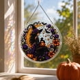 thumbnail image 5 of Halloween Suncatcher Acrylic Puzzle Window Hanging Decoration With Witch Pumpkin Skeleton Designs For Spooky Seasonal Home Decor, 5 of 9