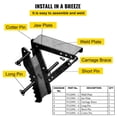 thumbnail image 6 of 36 inch Backhoe Excavator Thumb Attachments Adjustable Extreme Weld On Backhoe Thumb Hoe Clamp 1/2Inch Teeth Thick Steel Plate 16MM Assembly Bolt-On Design, 6 of 7