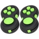 thumbnail image 1 of M Buder Juguete Antiestrés de Dedo para Apretar y Aliviar Ansiedad 2 Piezas, Almohadilla Táctil para Relajación de Niños y Adultos, Regalo Divertido y Juguete de Oficina Portátil (Verde y Negro), 1 of 9