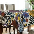 thumbnail image 5 of Yayeee Tablecloths 60" x 60" Rectangle Wrinkle Resistant Party Table Cover, Blue Flowers, 5 of 8