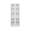 thumbnail image 6 of WIAWG Kitchen Pantry with Acrylic Glass Door,78.7"H Display Storage Cabinet for Dining Room Living Room, White, 6 of 6