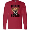 thumbnail image 3 of Inktastic Dog Boxer Squad Long Sleeve T-Shirt, 3 of 5
