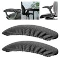 thumbnail image 4 of 2 Piezas de Funda para Reposabrazos de Poliéster, Cómoda, Lavable, Elástica, a Prueba de Polvo, para Sala de , Dormitorio, Habitación de Niños Gris Macarena Cubierta del reposabrazos, 4 of 8